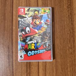 Super Mario Odyssey (Nintendo Switch, 2017) – Complete in Case – Tested & Workin