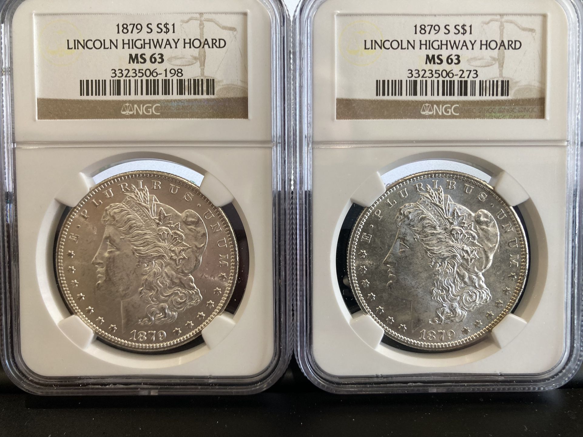 1879 S Morgan Silver Dollar’s Ngc Ms63 