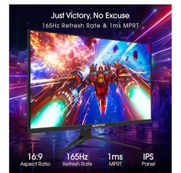 27” curved monitor