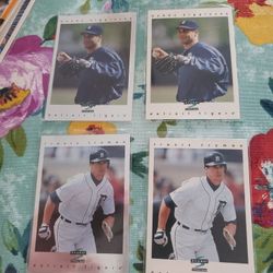 Detroit Tigers 1997 Score Baseball Cards Lot With Showcase Series Silver Foil Cards 