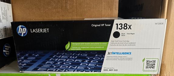 HP 138X Black High Yield Toner Cartridge