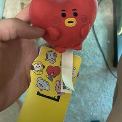 BTS V TATA KEYCHAIN