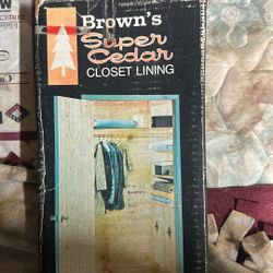 Cedar Closet Lining