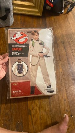 Ghostbusters Jumpsuit Costume Kids Size Medium 
