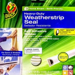 Self-adhesive Weatherstripping---various Sizes-3 Packs