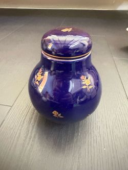 Japanese vintage tea jar Arita ware