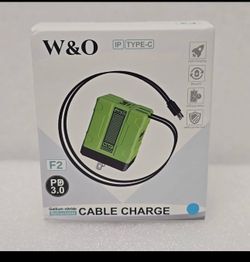 New, Retractable cable SUPER FAST charger. 2 charging cord,  IPhones and Android