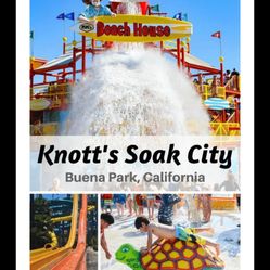 $45 Soak City / Knott’s Berry Farm  PARK HOPPER Tickets