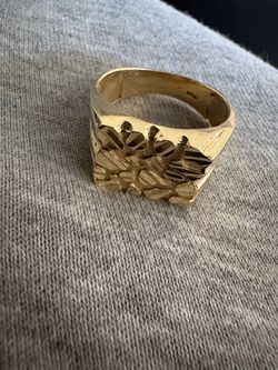 14K nugget ring
