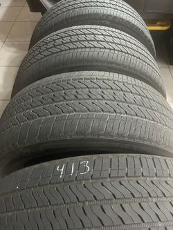 275/50/22 four used Bridgestone Alenza tires good shred