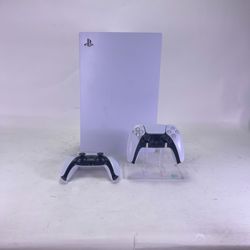 Sony PlayStation 5 Disc PS5 825GB White Console Gaming System CFI-1015A