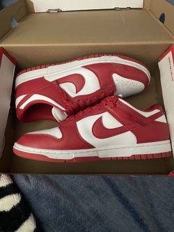 University Red Dunks
