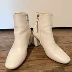 Ted Baker White Ankle Boots