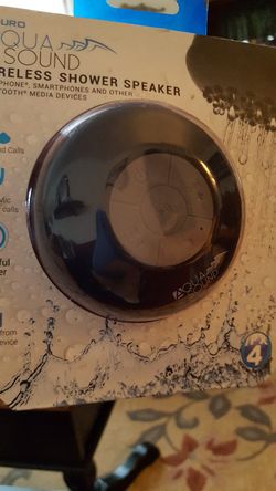 Aquasound Wireless shower speaker for media devices