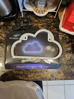 Cloud ELD Neon Wall Sign