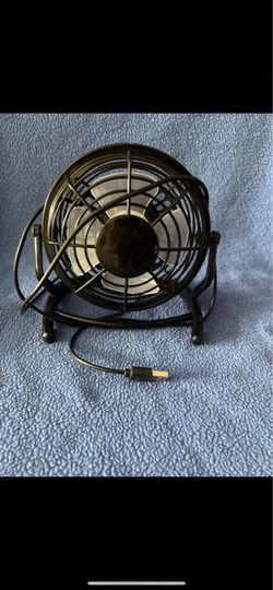 USB Desktop Fan Black