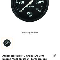 Oil Temp Gauge And 