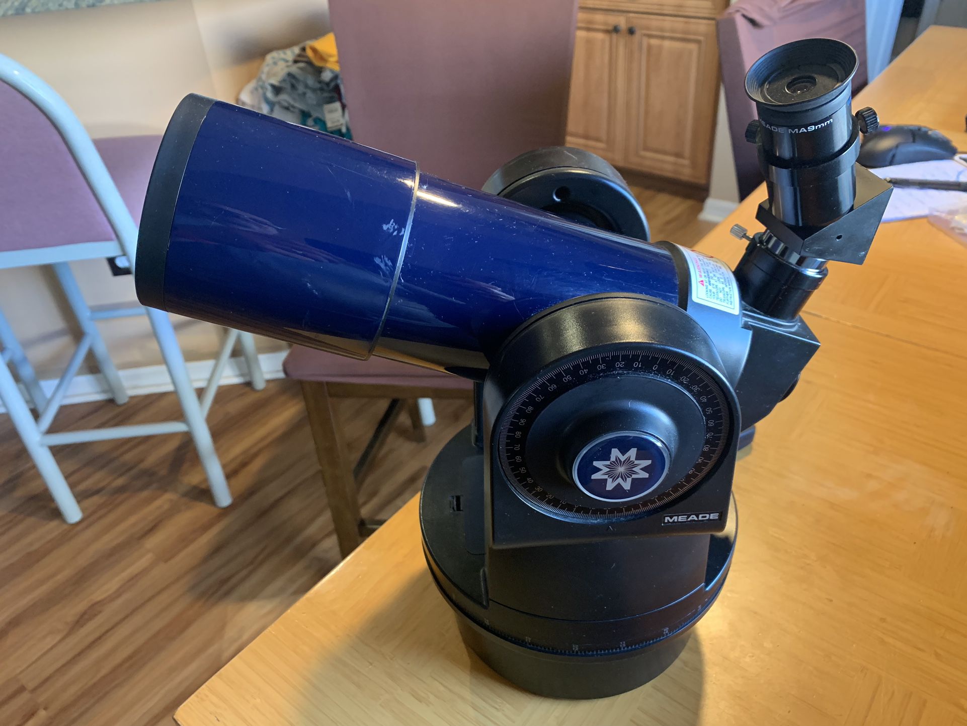 Meade ETX Telescope With Remote And Case.