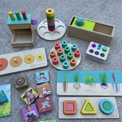 Lovevery wooden playkit, Montessori 