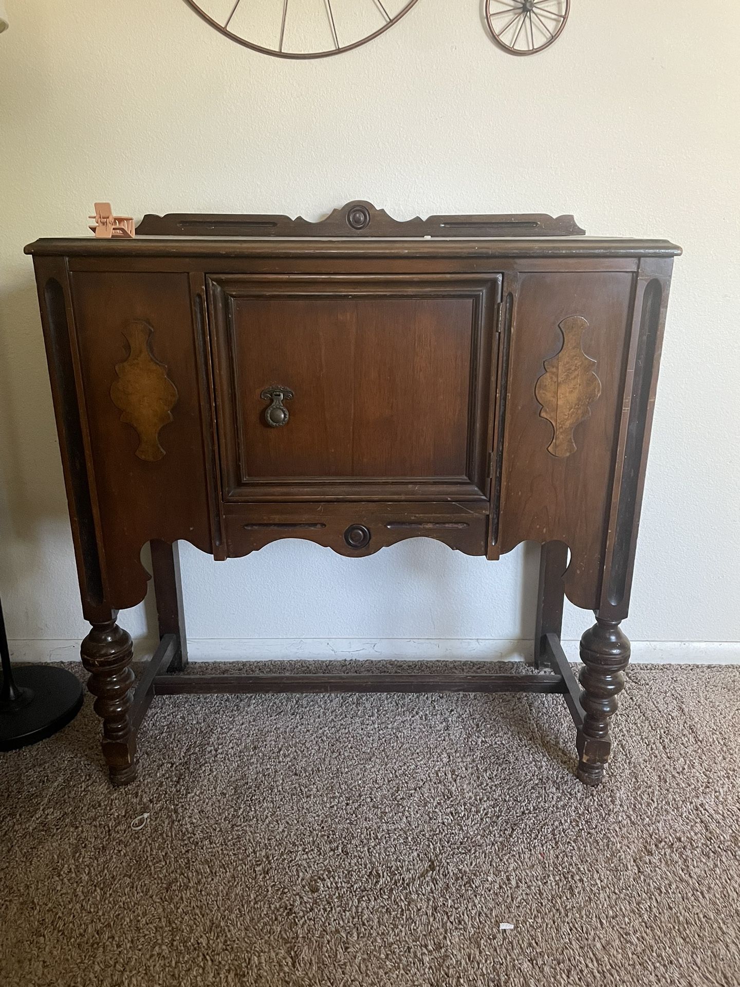Depression Era Jacobean Cabinet
