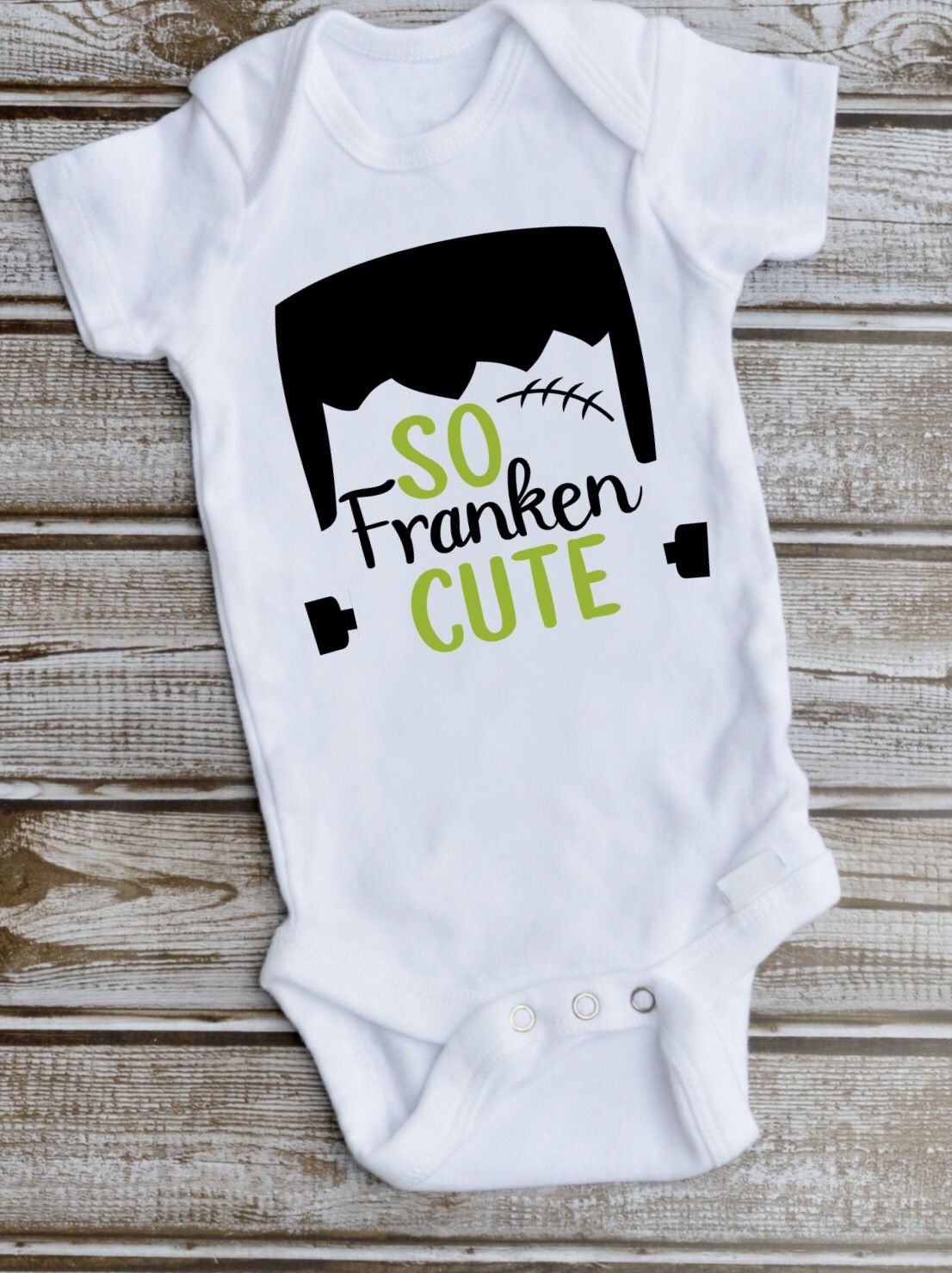 Frankenstein Halloween onesie