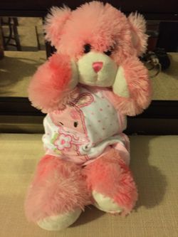 Build a bear pink mint condition