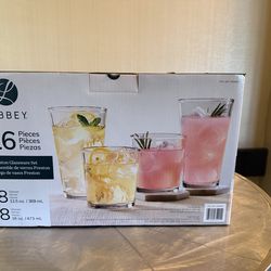 Libbey 16 pc Preston Glassware Set