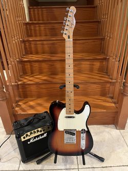 Fender MIM Telecaster w/ Marshall Amp