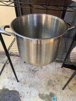 Large Stainless Steel Stock Pot