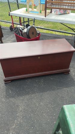 Wooden chest
