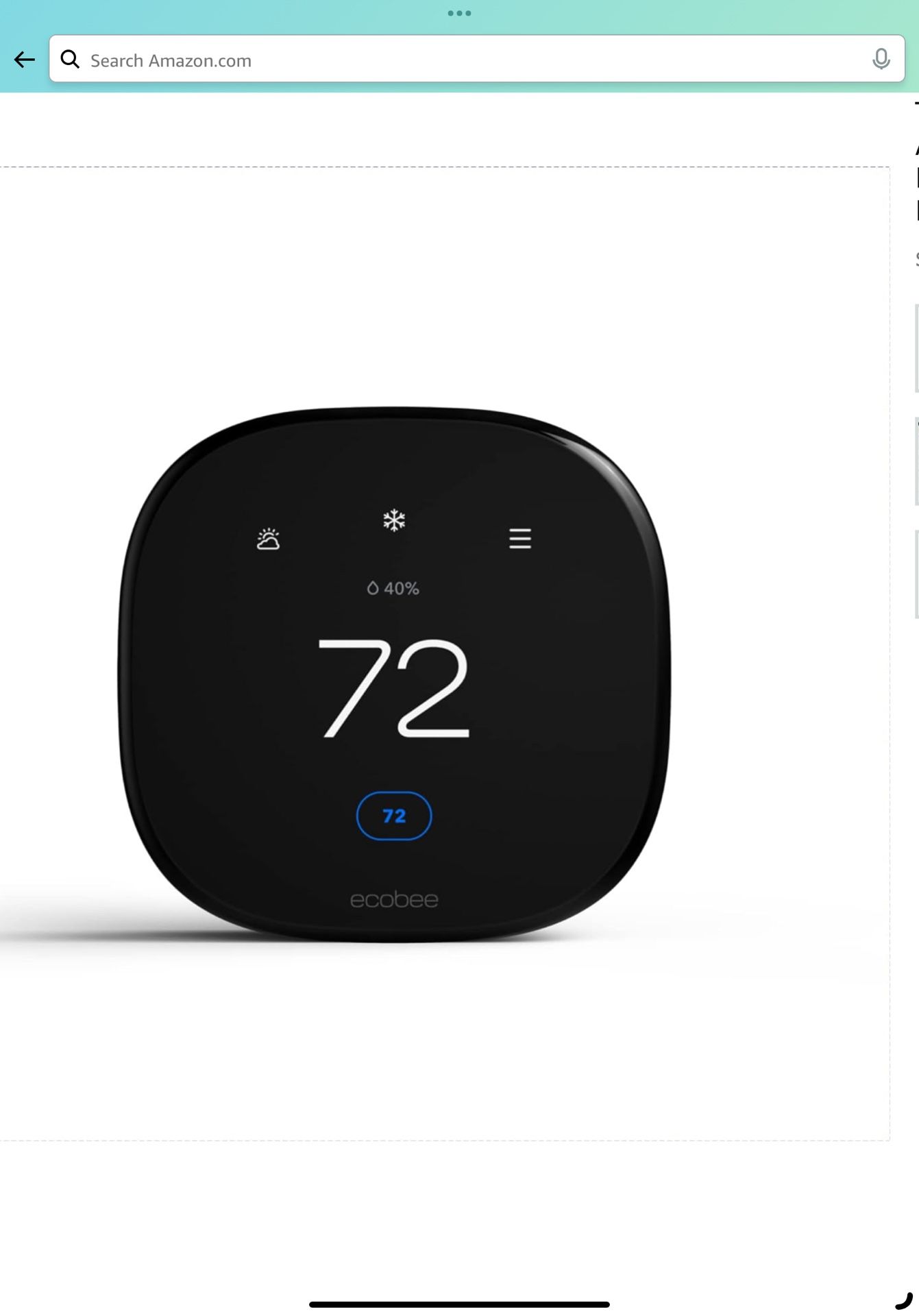 Ecobee Smart thermostat Enhanced (never Opened)