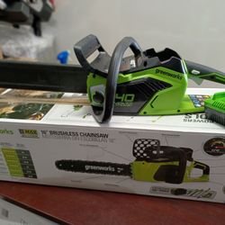 Greenworks Chainsaw No Battery Tool Only