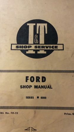Ford tractor manual
