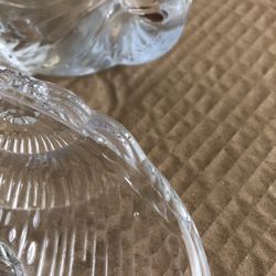 Glass Candy Or Jewelry Jar Snail 