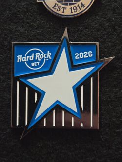 Hard Rock Collectible BET 2026 Orlando Magic Star Pinback Limited Edition Pin