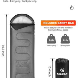 Heated Sleeping Bag, Camping Bag