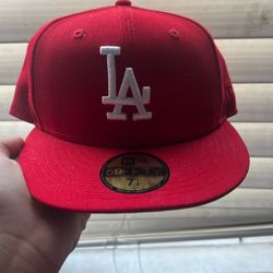 LA New Era Red Cap