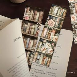 Brand New 32pcs Vintage Floral Bookmark Set