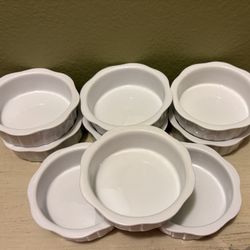 White Ceramic Ramekins 