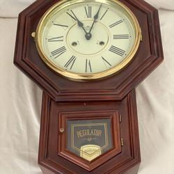 Vintage DEA Pendulum Regulator Wall Clock