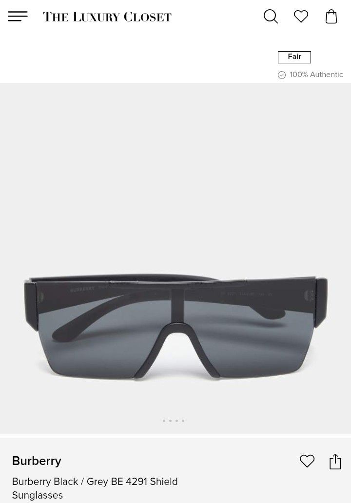 Burberry Shield Sunglasses