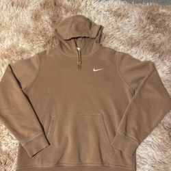 Brown Nike hoodie
