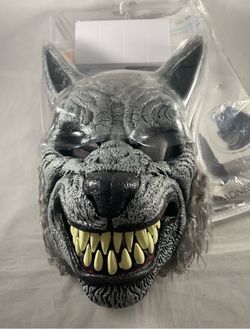 Werewolf costume Halloween shirt, mask men’s