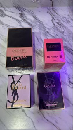 Designer Perfume Bundle – YSL, Valentino, Carolina Herrera
