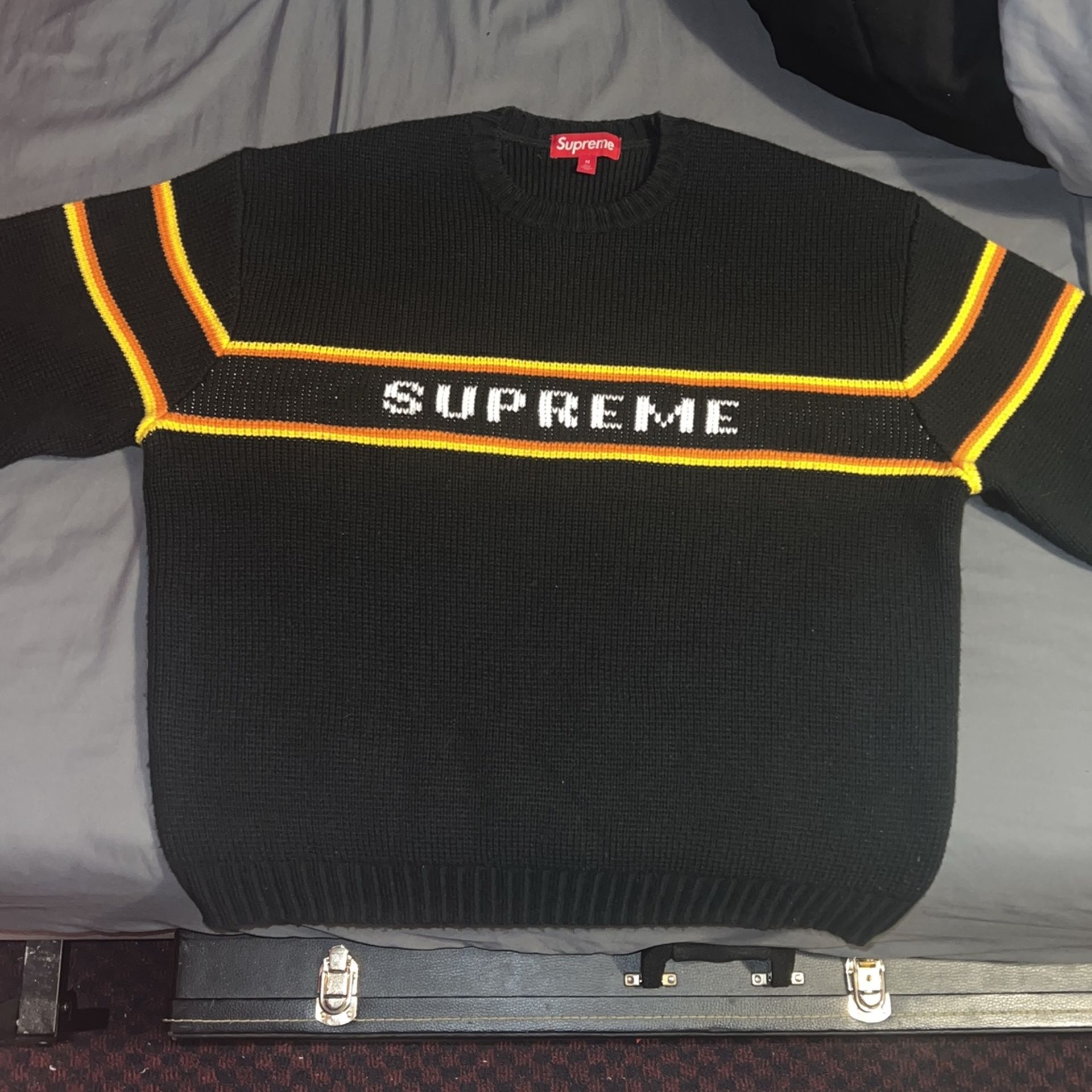Supreme Chest Stripe Sweater