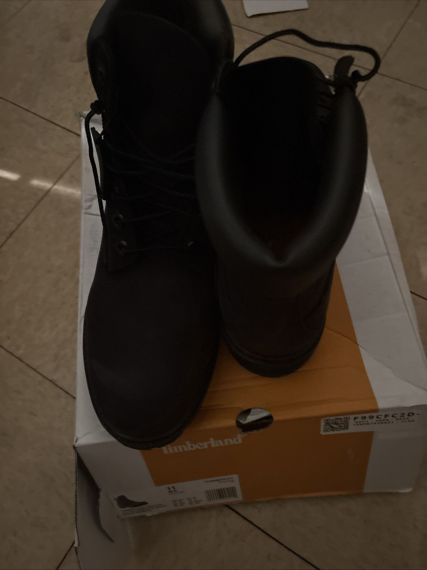 All Black Timberland Boots Men