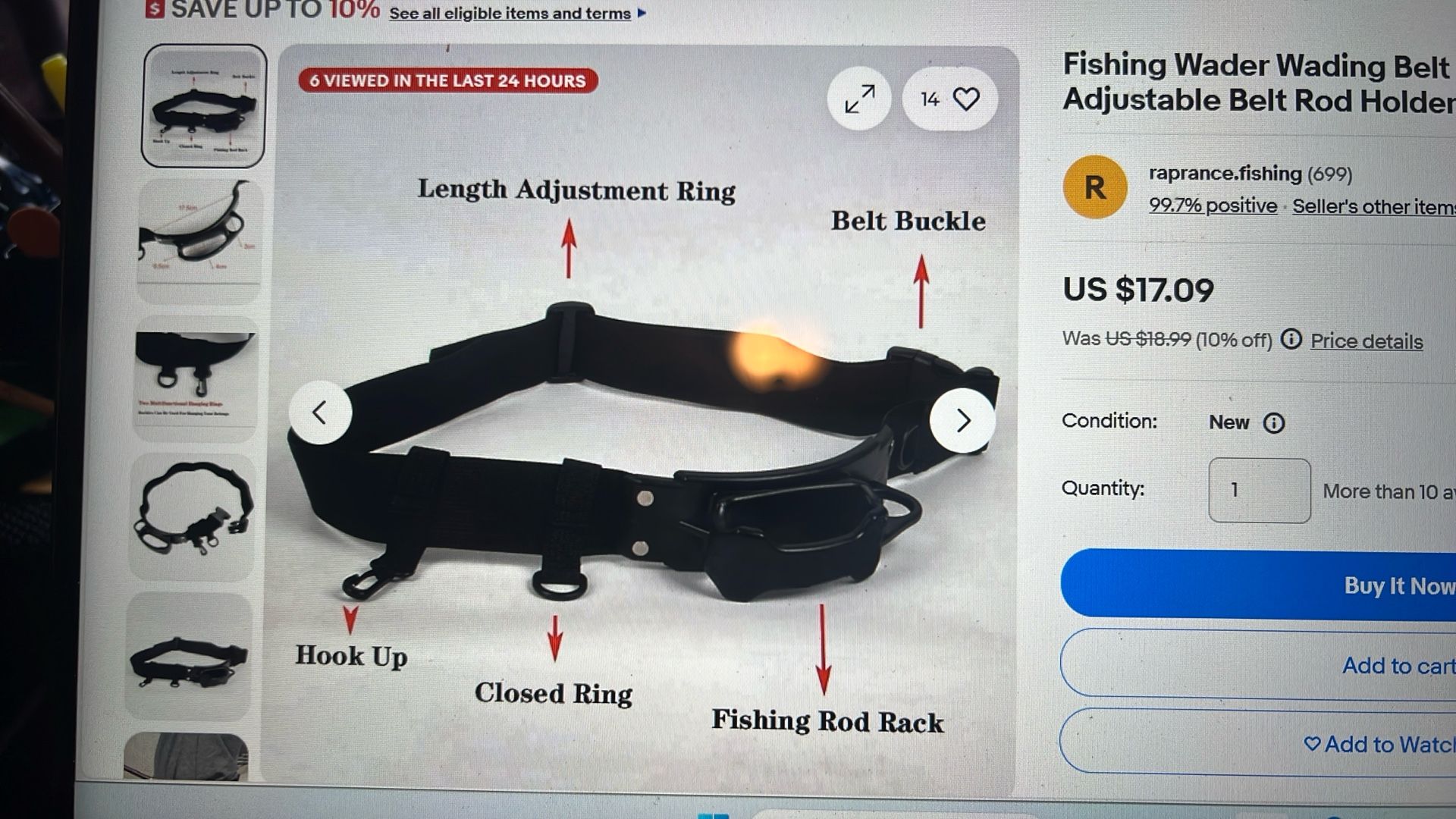 Fishing Belt - Pole Holder