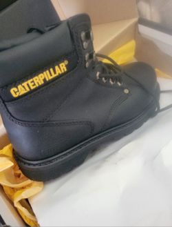 Sz 9 CATERPILLAR STEEL TOE WORK BOOTS