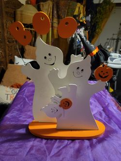 Vintage Hallmark Halloween Ghost BOO Tabletop Decoration