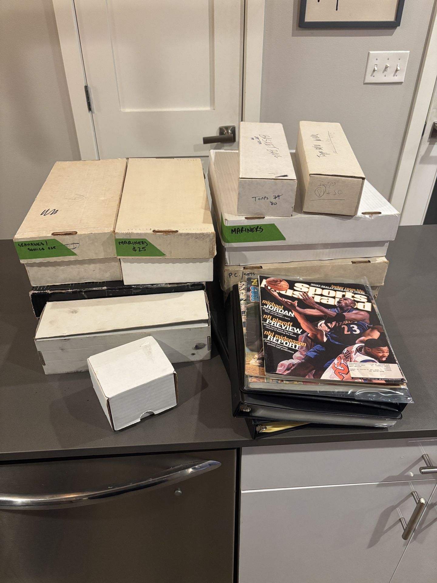 Baseball Card Collection - Griffey, Cal, Julio, Mariners